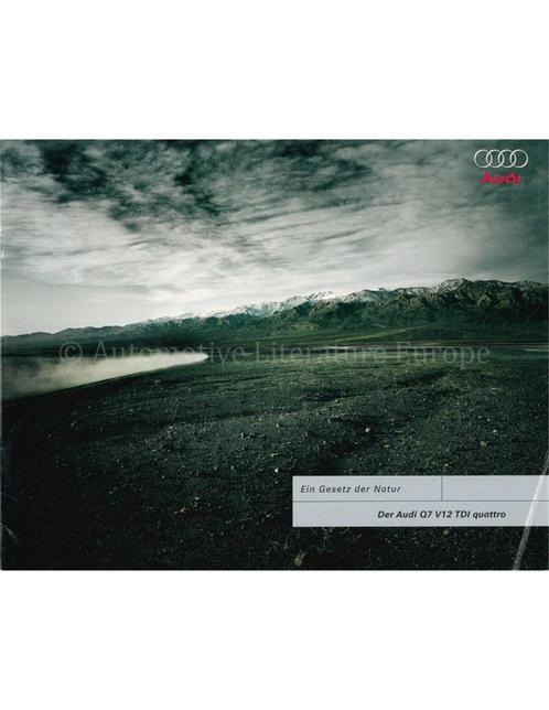2008 AUDI Q7 BROCHURE DUITS, Boeken, Auto's | Folders en Tijdschriften, Audi