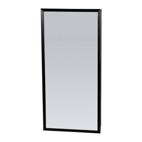 Spiegel Sanitop Silhouette 40x80x2.5 cm Aluminium Zwart, Doe-het-zelf en Verbouw, Sanitair, Bad, Nieuw, Ophalen of Verzenden