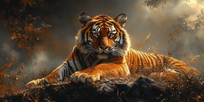CoCo - Tiger Majesty - XXL, Antiek en Kunst, Kunst | Designobjecten