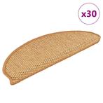 vidaXL Trapmatten zelfklevend Sisal-Look 30 st 65x21x4 cm, Verzenden, Nieuw
