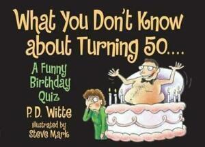 What You Dont Know About Turning 50: A Funny Birthday Quiz, Boeken, Humor, Gelezen, Verzenden