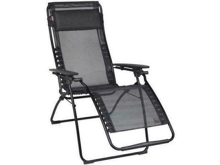 Lafuma relaxstoel Futura Clippe black LFM2035-8551, Caravans en Kamperen, Kampeeraccessoires, Nieuw