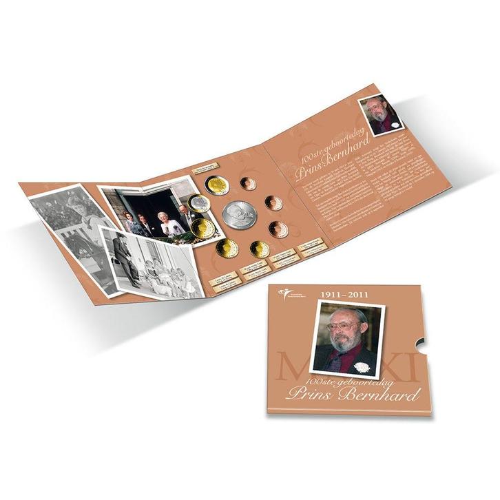 Themaset 2011 - Prins Bernhard, Postzegels en Munten, Munten | Nederland, Verzenden