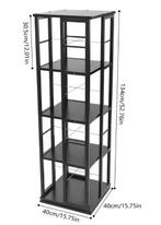 4-laags Draaibare Boekenkast –360° Rotatie en Compact 134 cm, Huis en Inrichting, Verzenden, Nieuw