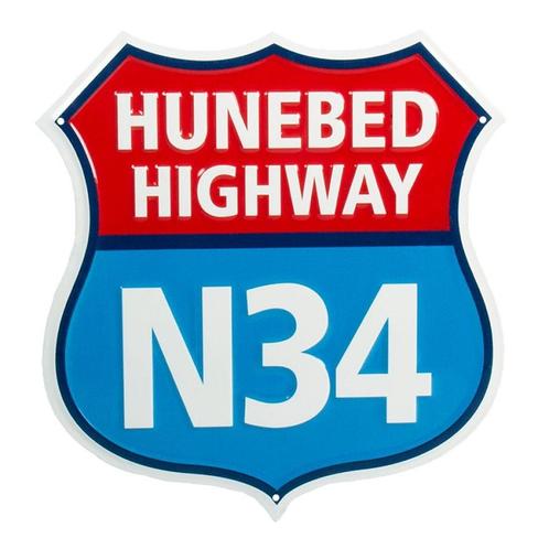 Hunebed highway reclamebord, Verzamelen, Merken en Reclamevoorwerpen, Nieuw, Ophalen of Verzenden