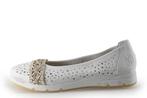 Rieker Ballerinas in maat 39 Wit, Verzenden, Wit, Ballerina's, Zo goed als nieuw