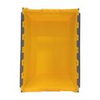 Distributiebak 600x400x320 mm Nestbaar Stapelbaar Geel met, Ophalen of Verzenden, Nieuw