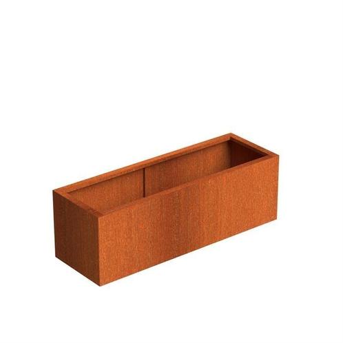 Plantenbak Cortenstaal 150x50x60 cm, Tuin en Terras, Bloembakken en Plantenbakken, Nieuw, Verzenden