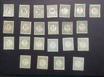 Curaçao 1889/1915 - Portzegels - NVPH 1, 2, 6, 10, 11/20, Postzegels en Munten, Postzegels | Nederland, Gestempeld