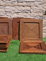 Bord (14) - Rattan - Rotan onder borden, Antiek en Kunst, Antiek | Keukenbenodigdheden