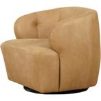 Leren draaifauteuil Cloud - Kenia Walnut (cognac), Huis en Inrichting, Fauteuils, Bohemian, Eigentijds, Klassiek, Modern, Retro, Romantisch, Scandinavisch, Vintage