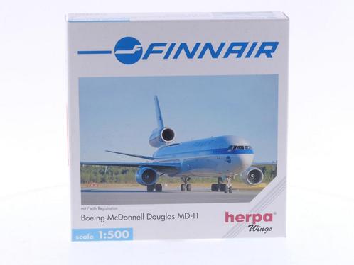 Schaal 1:500 Herpa 503488 Finnair - McDonnell Douglas MD-..., Hobby en Vrije tijd, Modelbouw | Vliegtuigen en Helikopters, Gebruikt