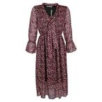 Rinascimento • rode jurk met luipaard motief • XS, Kleding | Dames, Verzenden, Rinascimento, Nieuw, Maat 34 (XS) of kleiner