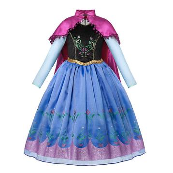 Prinsessenjurk - Prinses Anna jurk met cape