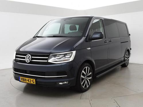 Volkswagen Transporter 2.0 TDI 204 PK DSG DUBBEL CABINE HIGH, Auto's, Bestelauto's, Lease, Zwart, Automaat, Overige kleuren, Financial lease
