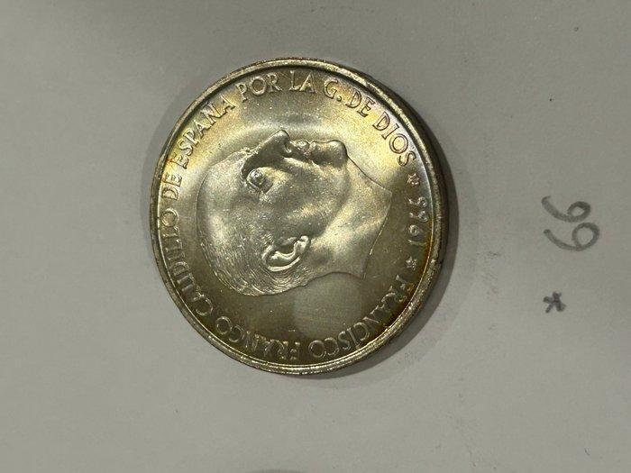 Spanje. 100 Pesetas 1966 (3 monedas) (Zonder Minimumprijs), Postzegels en Munten, Munten | Europa | Niet-Euromunten