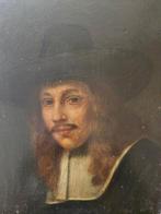 Rembrandt Van Rijn (1606-1669), After - Junger Mann mit, Antiek en Kunst, Kunst | Schilderijen | Klassiek