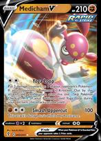 Medicham V 083/203 (Evolving Skies), Hobby en Vrije tijd, Verzamelkaartspellen | Pokémon, Ophalen of Verzenden, Nieuw, Losse kaart