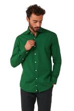 Donkergroen Overhemd Heren OppoSuits, Kleding | Heren, Carnavalskleding en Feestkleding, Verzenden, Nieuw