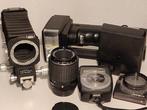 Asahi, Pentax SMC 4/100mm Macro + Auto Bellows K + Metz 45, Nieuw