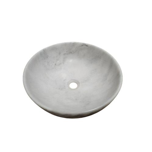 Waskom Sanilux Wander Marmer Rond Imperial White, Doe-het-zelf en Verbouw, Sanitair, Overige typen, Nieuw, Ophalen of Verzenden