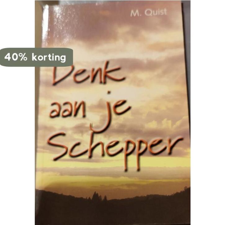 DENK AAN JE SCHEPPER 9789033114472 M. Quist, Boeken, Godsdienst en Theologie, Gelezen, Verzenden