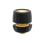 Gardena GF messing slangstuk met waterstop, M-deel, Verzenden, Nieuw