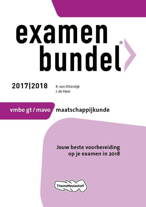 Examenbundel Maatschappijleer 20172018 vmbo gt 9789006391640, Boeken, Filosofie, Zo goed als nieuw, Verzenden