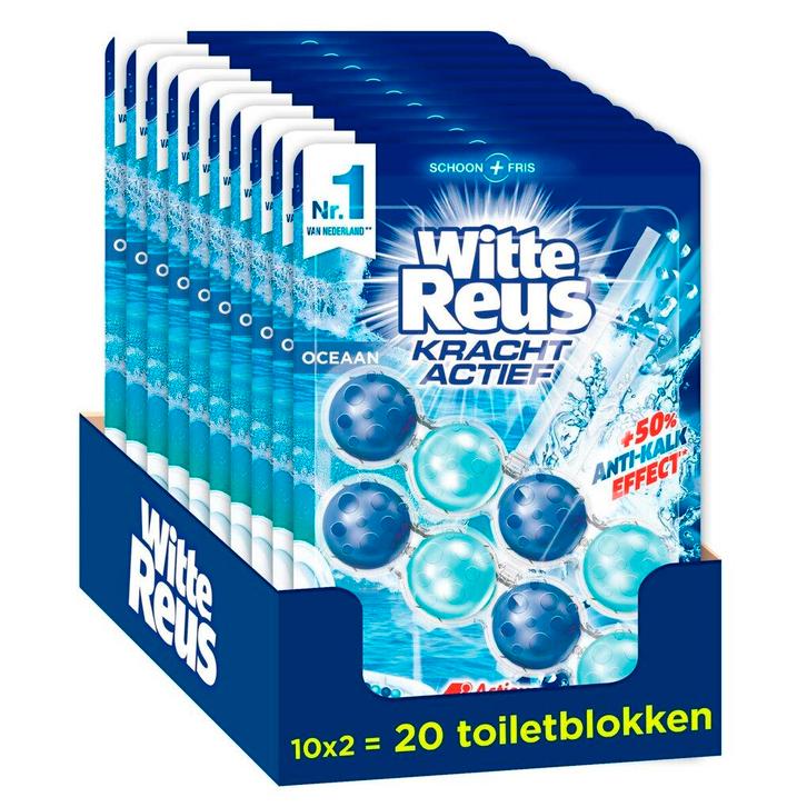 Witte Reus Actief Oceaan Toiletblok, Huis en Inrichting, Schoonmaakartikelen, Verzenden