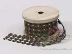 Brocantband bloemen 3 cm. rol 2 meter. goudkleur, Ophalen of Verzenden, Nieuw