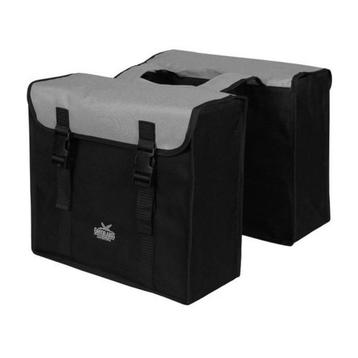 Falkx Dubbele fietstas - 34 liter - zwart/zilver - waterp... beschikbaar voor biedingen