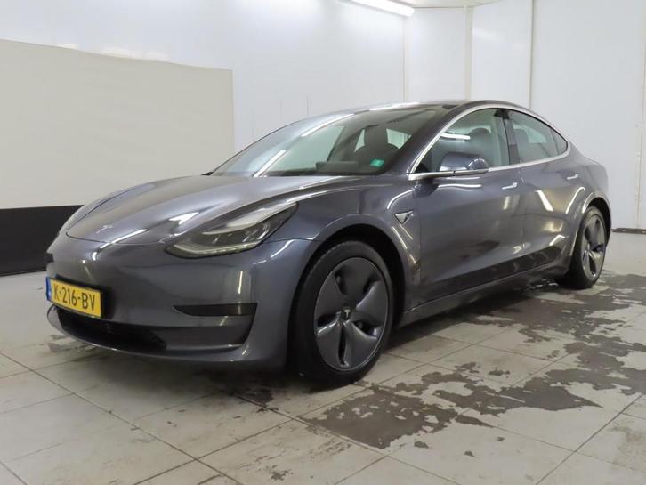 Zakelijke Lease |  Tesla Model 3 Standard RWD Plus 60 kWh, Auto's, Tesla, Dealer onderhouden, Lease, Zwart, Automaat, Hatchback