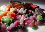 Robijnen-Emeralds-Rode Koraal-Tanzaniet Natuurlijk Ruw-275