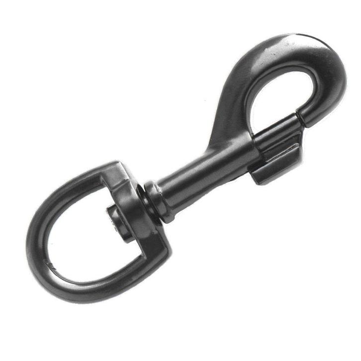 Musketon haak - 76mm - draaibaar - Zwart, Hobby en Vrije tijd, Kralen en Sieraden maken, Overige typen, Nieuw, Ophalen of Verzenden