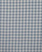Jacquard Ruit Dusty Blauw, Hobby en Vrije tijd, Stoffen en Lappen, Nieuw, Blauw