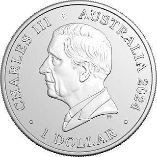 Australië. 5 Dollars 2024 Känguru, 1 Oz (.999) (Zonder, Postzegels en Munten, Munten | Europa | Niet-Euromunten