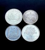 Frankrijk. 100 Francos 1984 e 1986, 10 Francos 1938 e 2, Postzegels en Munten, Munten | Europa | Niet-Euromunten