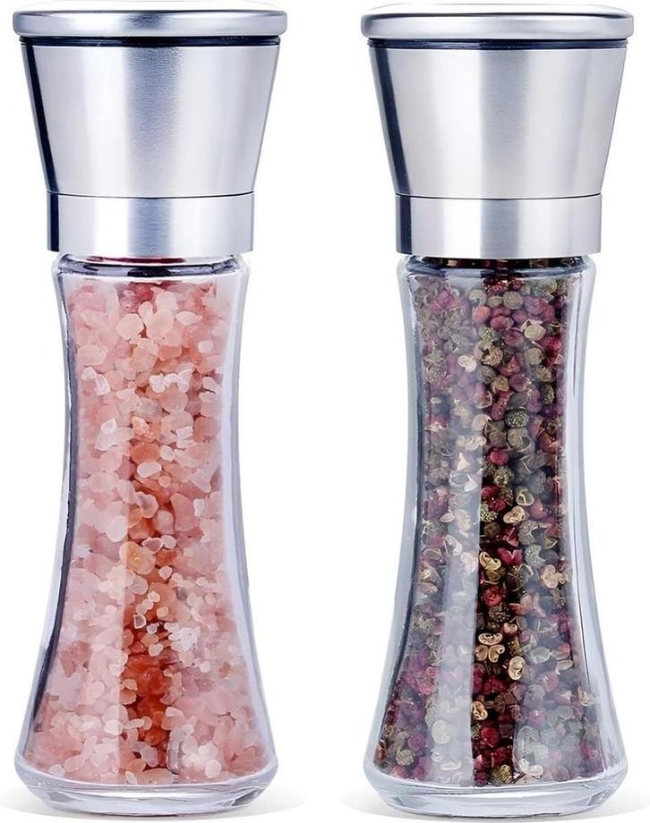 HI NATURE™ Luxe kwaliteit Peper en Zoutmolen set 2 stuks -, Huis en Inrichting, Keuken | Keukenbenodigdheden, Nieuw, Ophalen of Verzenden