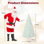 Kerstboom met verlichting - Kunstkerstboom - 150 cm - Met st, Verzenden, Zo goed als nieuw