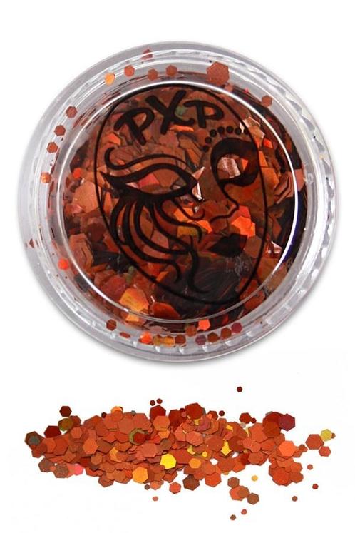PXP Glitter Poeder Terracotta Gold 5gr, Hobby en Vrije tijd, Feestartikelen, Nieuw, Verzenden