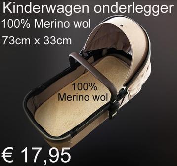 Kinderwagen onderlegger 100% Merino wol 73cm x 33cm € 17,95 beschikbaar voor biedingen