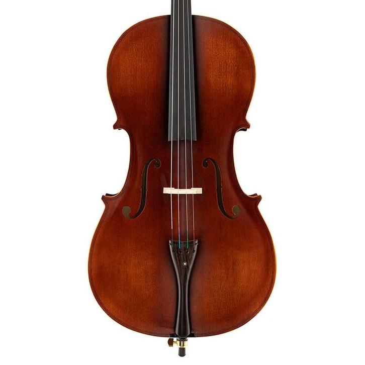 Leonardo LC-1334 cello  3/4, gelamineerd met gevlamde, Muziek en Instrumenten, Strijkinstrumenten | Cello's, Nieuw, Ophalen of Verzenden