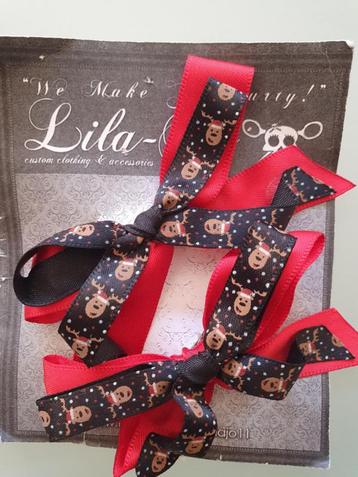 Lila Jo, Christmas Reindeir Bows. beschikbaar voor biedingen