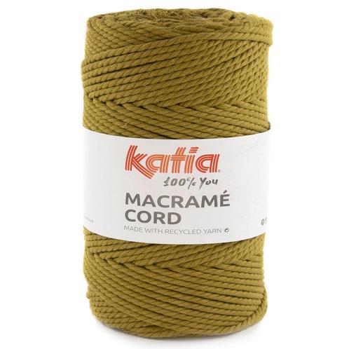 Katia Macramé Cord - 118 kaki - Katoen Garen, Hobby en Vrije tijd, Breien en Haken, Ophalen of Verzenden