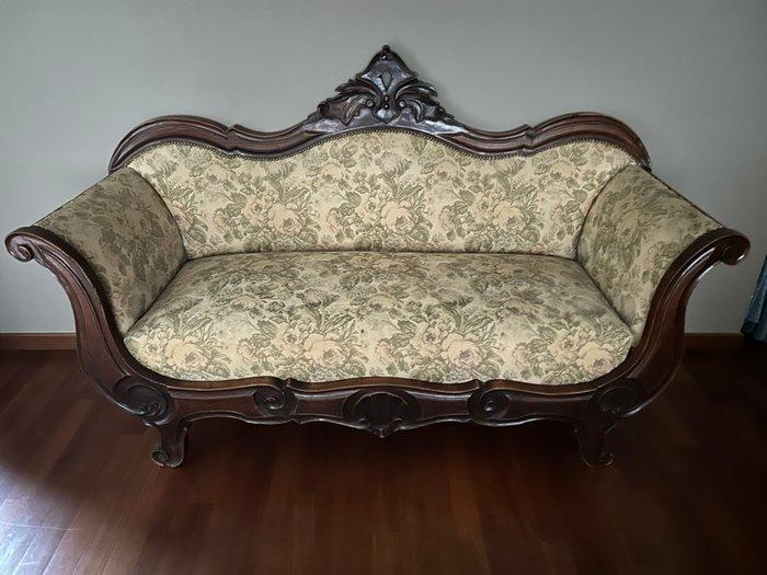 Sofa - Walnoot, Antiek en Kunst, Antiek | Overige Antiek