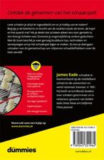 Schaken voor Dummies / Voor Dummies 9789045351964 James Eade, Verzenden, Zo goed als nieuw, James Eade