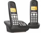 Gigaset AL385A Duo Telefoon + Antwoordapparaat Zwart, Telecommunicatie, Vaste telefoons | Handsets en Draadloos, Verzenden, Zo goed als nieuw