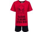 Kinderpyjama - Shortama - Spider-Man - Rood/Zwart, Verzenden, Nieuw