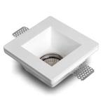OP=OP Gips inbouwarmatuur vierkant 120x120mm GU10 max. 35W, Ophalen of Verzenden, Nieuw