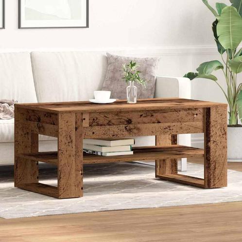 vidaXL Salontafel Oud hout 102 x 55 x 45 cm Bewerkt hout, Huis en Inrichting, Tafels | Salontafels, Nieuw, 50 tot 100 cm, Overige houtsoorten